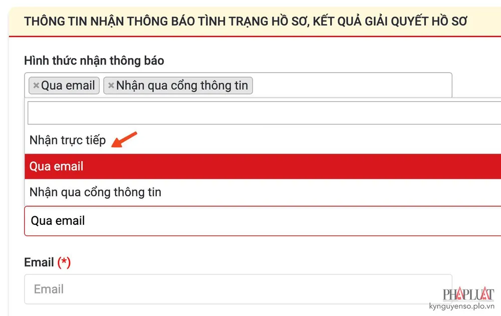 Nhận kết quả qua email hoặc cổng thông tin để tiết kiệm thời gian. Ảnh: MINH HOÀNG