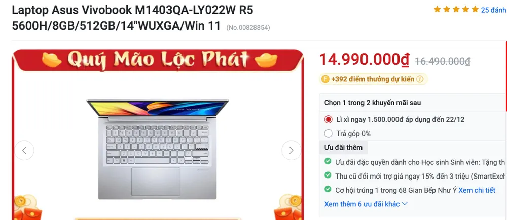 laptop asus vivobook