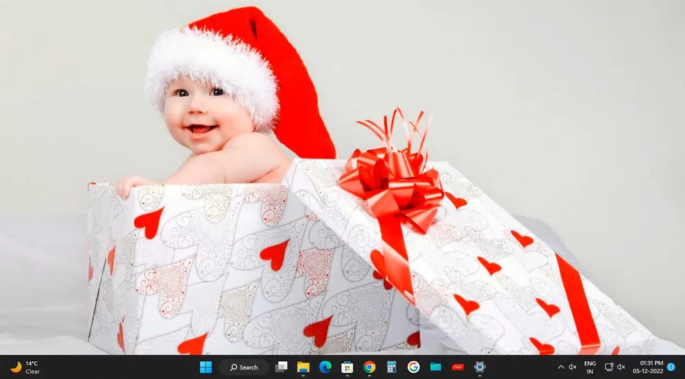 theme em bé và noel