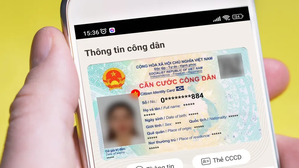 Tài khoản định danh điện tử VNeID tích hợp nhiều giấy tờ quan trọng. Ảnh: MINH HOÀNG