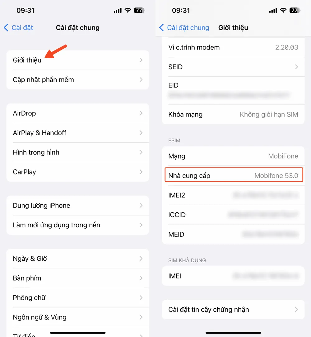 Cập nhật thông tin nhà mạng. Ảnh: MINH HOÀNG