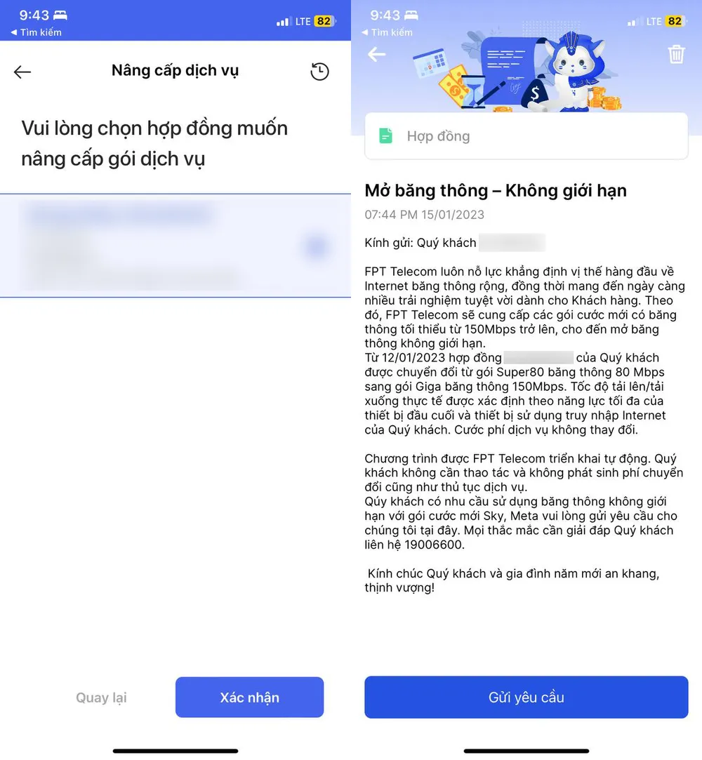 Người dùng được nâng cấp băng thông Internet miễn phí. Ảnh: TIỂU MINH