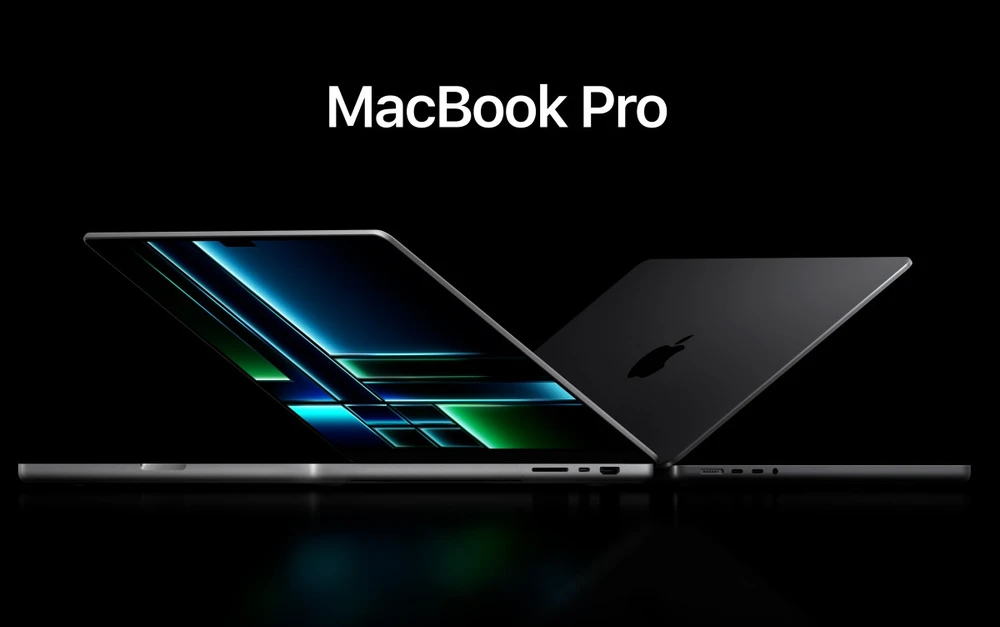 MacBook Pro M2 sử dụng con chip M2 Pro hoặc M2 Max theo từng phiên bản.