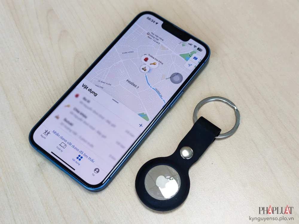 Dễ dàng định vị, quản lý và theo dõi các vật dụng cá nhân có gắn AirTag. Ảnh: TIỂU MINH