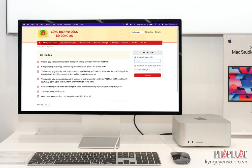 Cách làm giấy xác nhận thông tin cư trú online năm 2023. Ảnh: TIỂU MINH