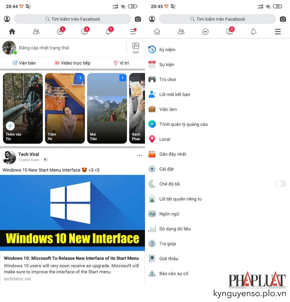 Cài đặt Facebook Lite để lướt mạng xã hội nhanh hơn. Ảnh: MINH HOÀNG
