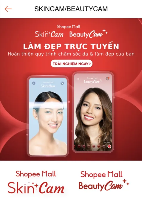 skincam-shopee-lam-dep-truc-tuyen Làm đẹp, tư vấn da trực tuyến khi mua sắm trên sàn thương mại điện tử.