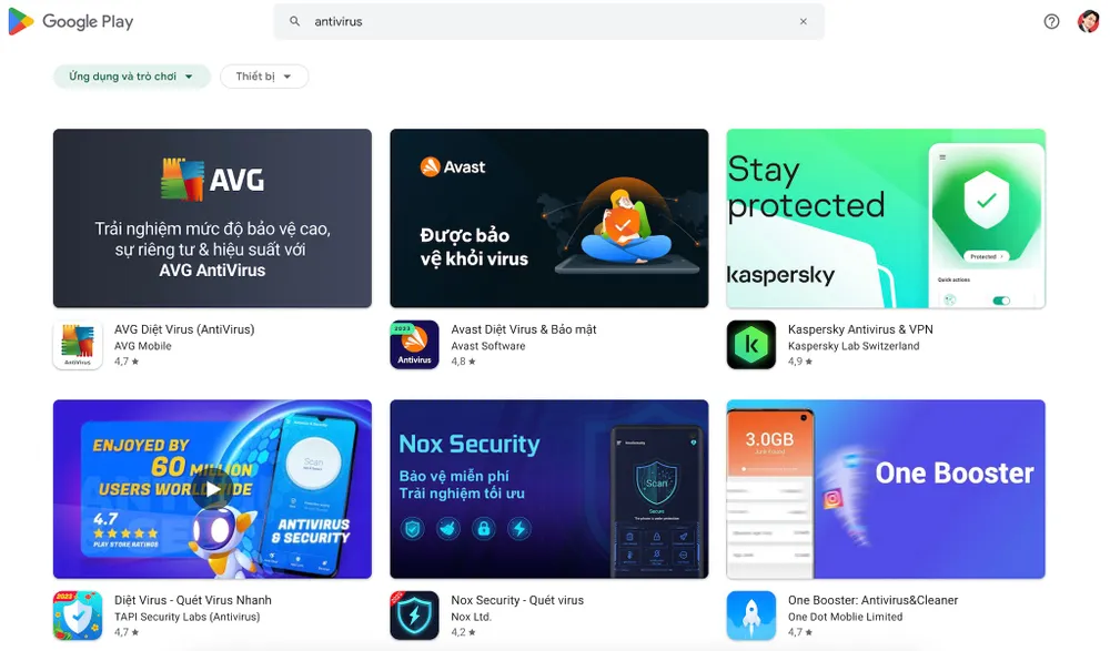 Không cần thiết phải cài đặt các ứng dụng chống virus. Ảnh: TIỂU MINH