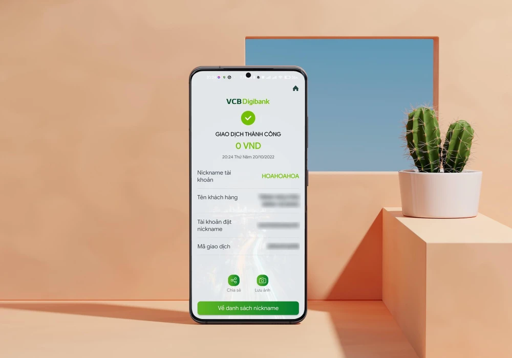 Sử dụng nickname thay cho số tài khoản ngân hàng dài dòng. Ảnh: MINH HOÀNG/Canva