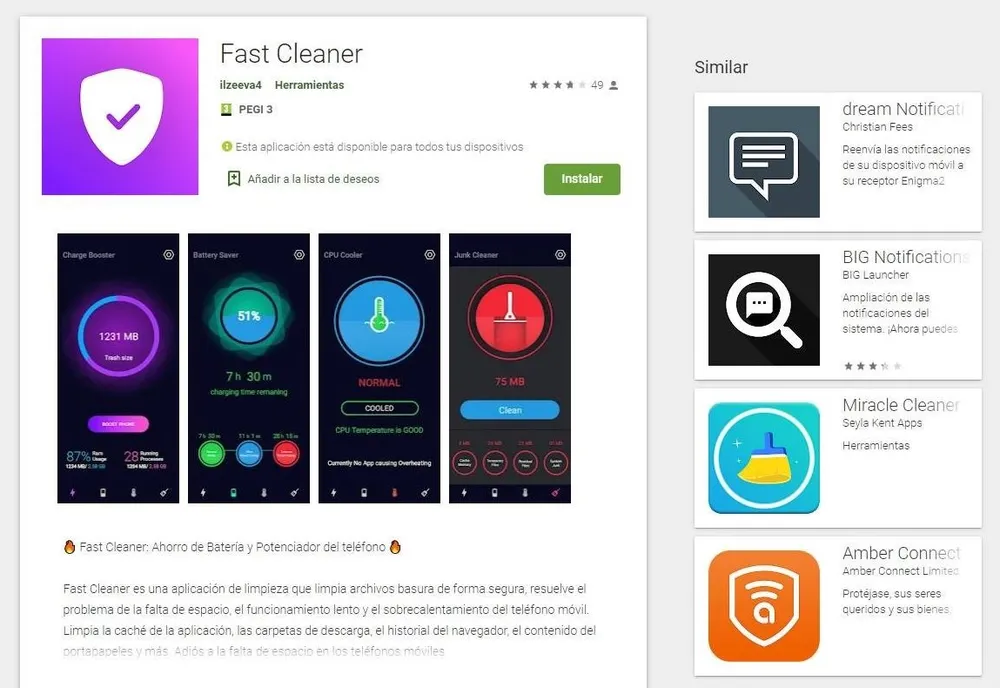 Gỡ cài đặt ứng dụng Fast Cleaner trên điện thoại. Ảnh: ThreatFabric