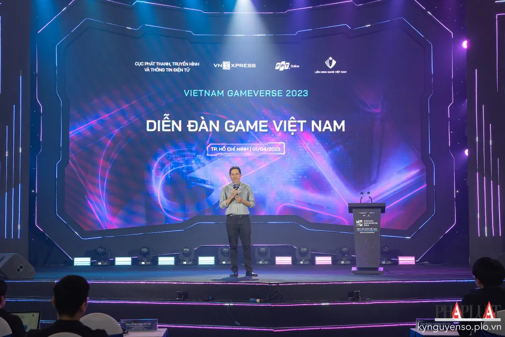 Cục trưởng Cục PTTH&TTĐT, ông Lê Quang Tự Do phát biểu khai mạc sự kiện. Ảnh: TIỂU MINH