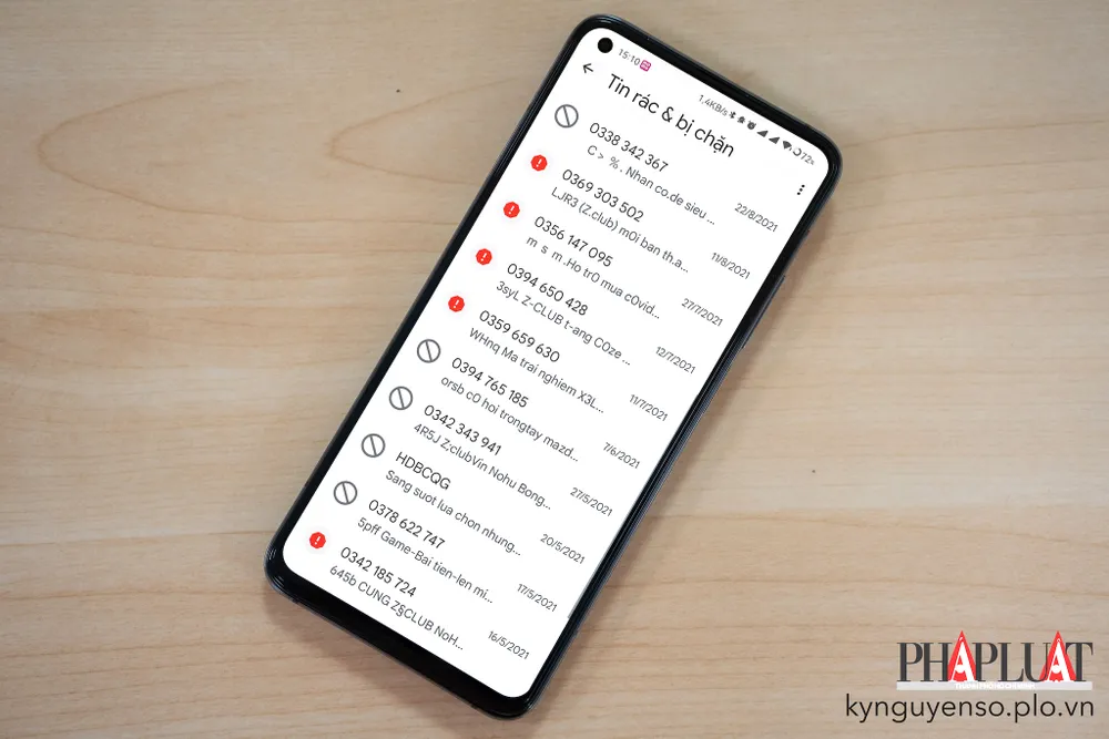 cach-phan-anh-cuoc-goi-rac-va-tin-nhan-rac Cách phản ánh tin nhắn rác và cuộc gọi rác. Ảnh: MINH HOÀNG
