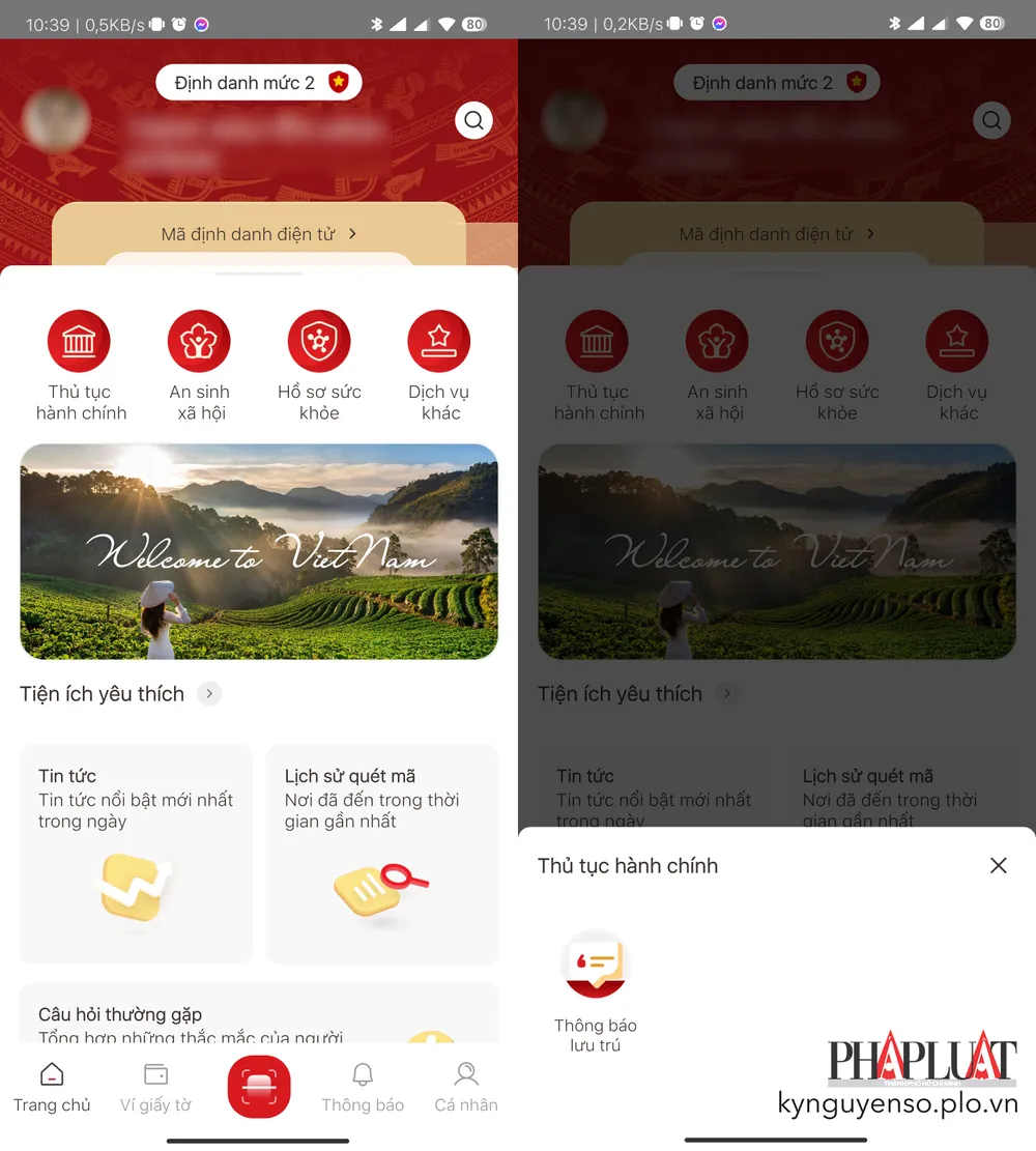 Cập nhật ứng dụng VNeID lên phiên bản mới nhất. Ảnh: MINH HOÀNG
