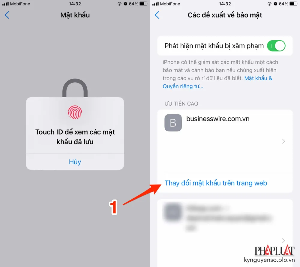 Đổi lại mật khẩu các tài khoản có thể bị tấn công. Ảnh: TIỂU MINH