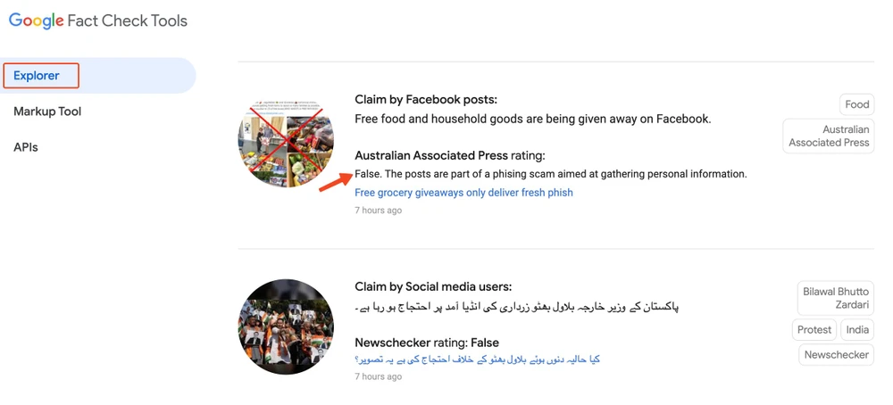 Kiểm tra nhanh các tin tức đang gây tranh cãi. Ảnh: TIỂU MINH