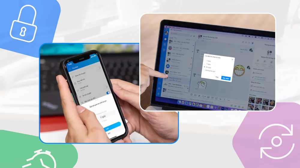 Tính năng Tin nhắn tự xóa trên Zalo giúp người dùng bảo vệ quyền riêng tư tối đa.