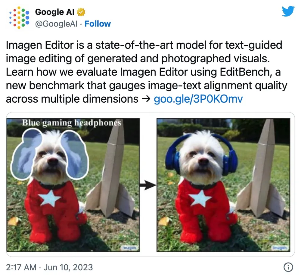 Google trình diễn việc chỉnh sửa hình ảnh bằng công cụ Imagen Editor. Ảnh: Google