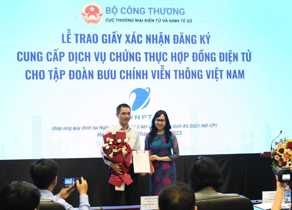 vnpt cung cấp giải pháp chứng thực hợp đồng điện tử