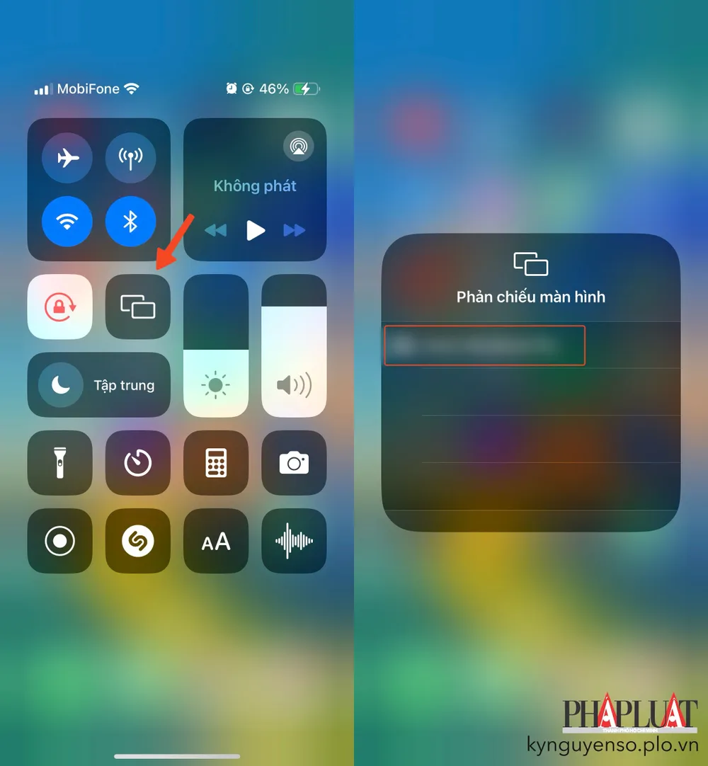 Cách phản chiếu màn hình iPhone lên máy tính Windows. Ảnh: MINH HOÀNG