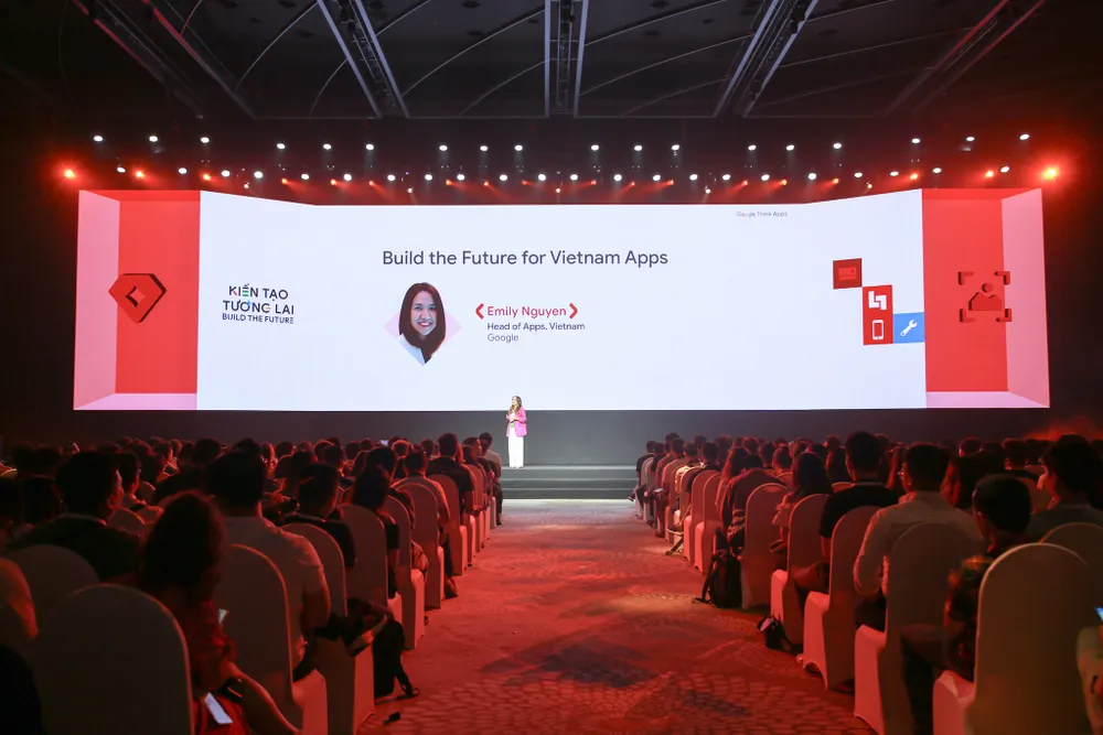 Bà Emily Nguyễn - Giám đốc kinh doanh Gaming & Apps cho thị trường Việt Nam, Google Châu Á Thái Bình Dương. Ảnh: TIỂU MINH