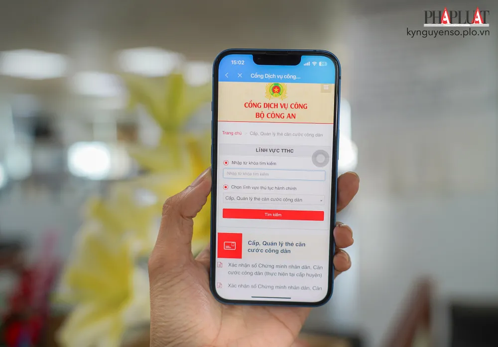 Cách đổi CCCD bằng Zalo ngay tại nhà. Ảnh: MINH HOÀNG