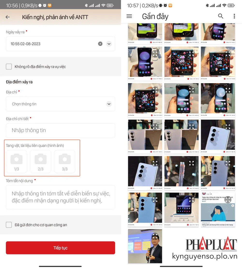 cung-cap-dia-diem-hinh-anh-chi-tiet-ve-cac-hanh-vi-vi-pham Cung cấp địa điểm, hình ảnh chi tiết về hành vi vi phạm (nếu có). Ảnh: MINH HOÀNG