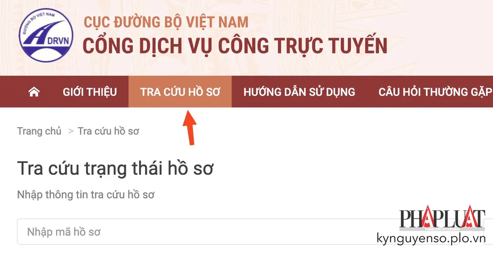 cach-tra-cuu-tien-do-xu-ly-ho-so-cap-doi-gplx Cách tra cứu tiến độ xử lý hồ sơ cấp đổi GPLX. Ảnh: MINH HOÀNG