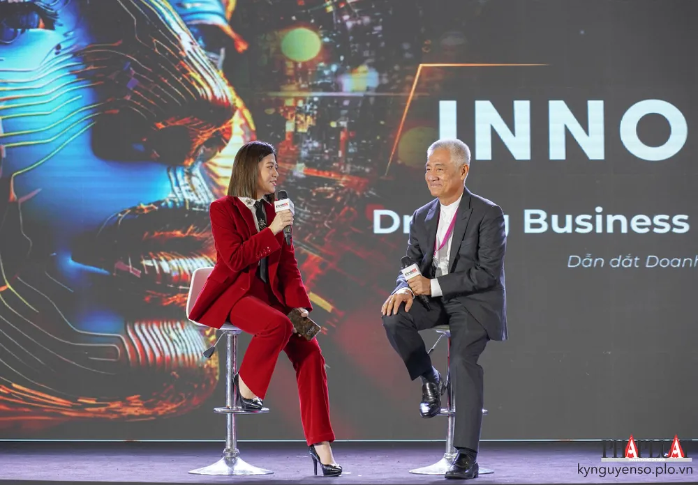 Tiến sĩ Nguyễn Thanh Mỹ chia sẻ về tư duy nghĩ khác biệt và chịu làm để đổi mới. Ảnh: TIỂU MINH