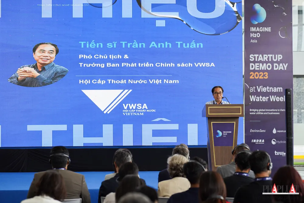 Tiến sĩ Trần Anh Tuấn (Hội Cấp thoát nước Việt Nam). Ảnh: TIỂU MINH