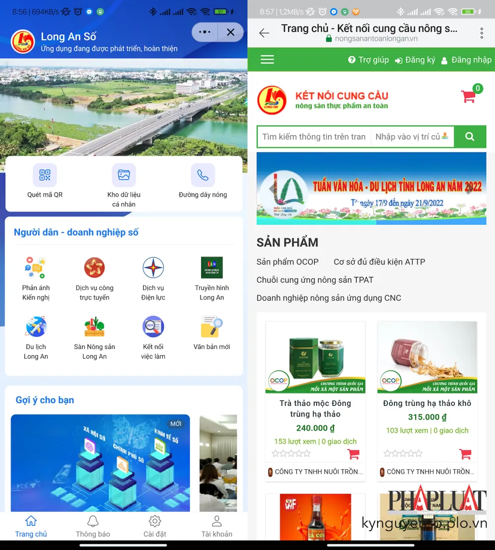 Qua Zalo mini app “Long An Số”, nông sản sạch của Long An sẽ có thêm đầu ra. Ảnh: TIỂU MINH