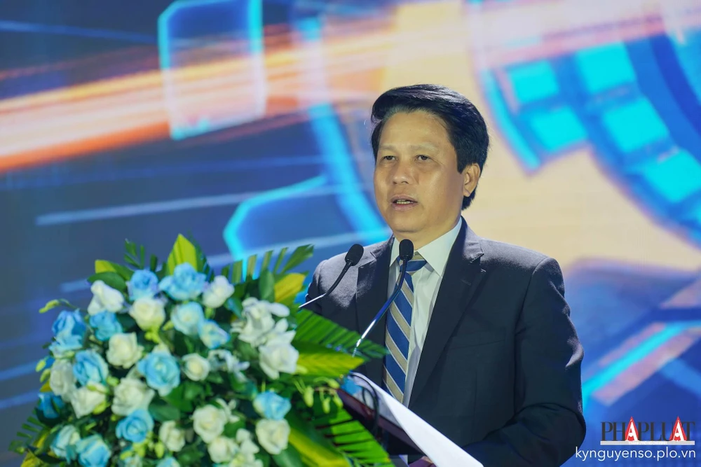Phó Thống đốc Ngân hàng Nhà nước Phạm Tiến Dũng chia sẻ về các giải pháp hỗ trợ chuyển đổi số. Ảnh: TIỂU MINH Phó Thống đốc Ngân hàng Nhà nước Phạm Tiến Dũng. Ảnh: TIỂU MINH