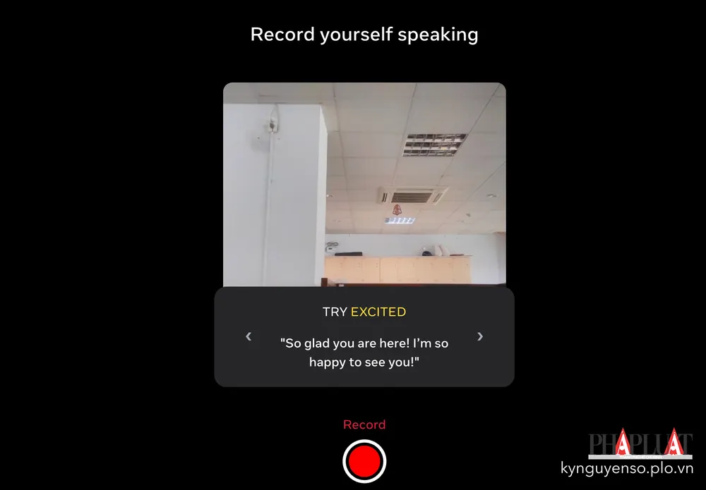 Dịch giọng nói trong video sang ngôn ngữ khác. Ảnh: TIỂU MINH Dịch giọng nói trong video sang ngôn ngữ khác. Ảnh: TIỂU MINH