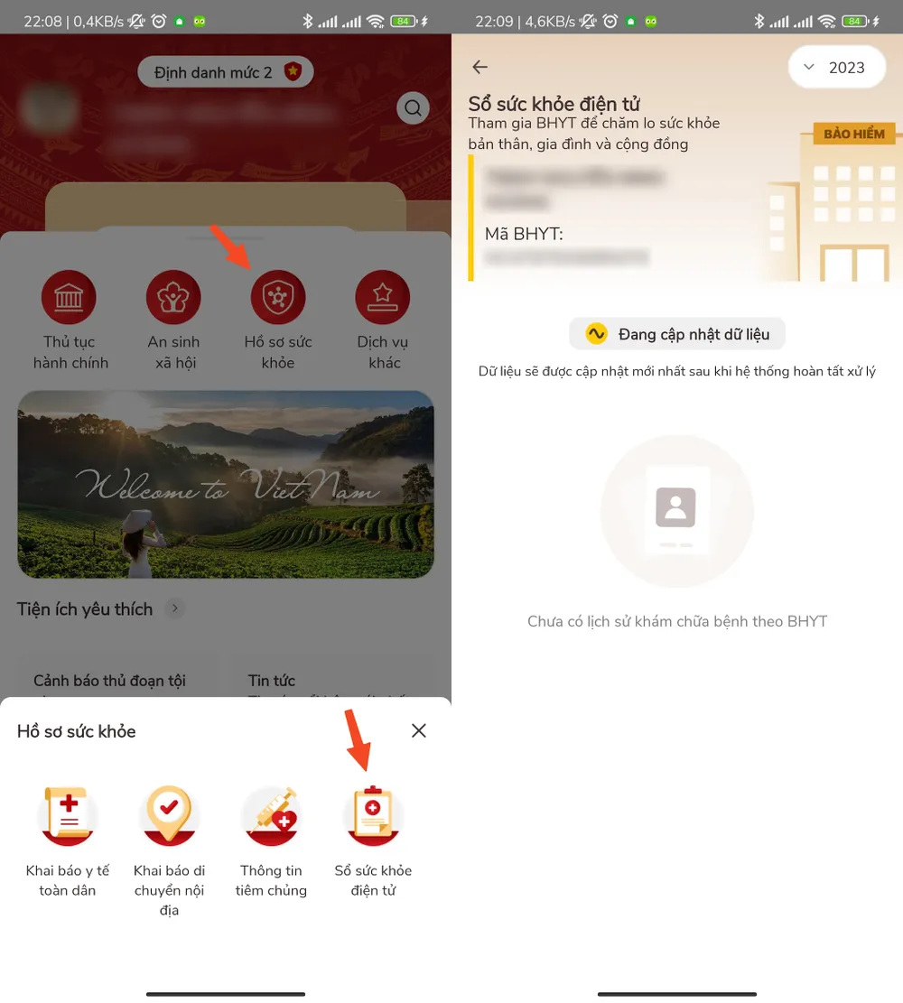 Dễ dàng quản lý quá trình khám chữa bệnh bằng VNeID. Ảnh: MINH HOÀNG