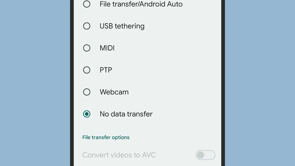 Android 14 cung cấp tùy chọn biến điện thoại thành webcam. Ảnh: Android Android 14 cung cấp tùy chọn biến điện thoại thành webcam. Ảnh: Android