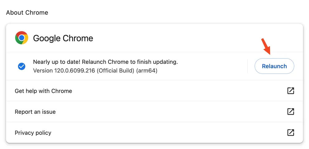 Tin công nghệ 17-1: Cập nhật trình duyệt Chrome lên phiên bản mới nhất. Ảnh: TIỂU MINH