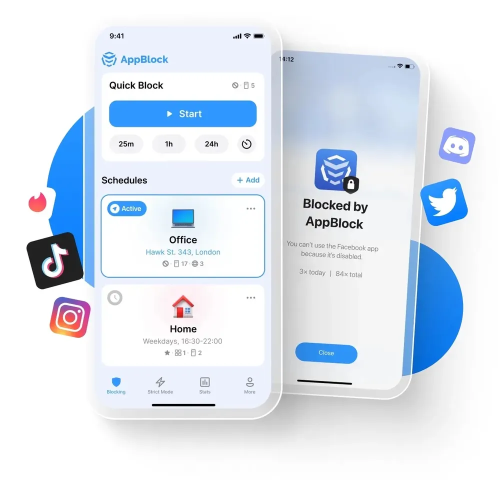 Giới hạn thời gian sử dụng các ứng dụng gây nghiện với AppBlock.