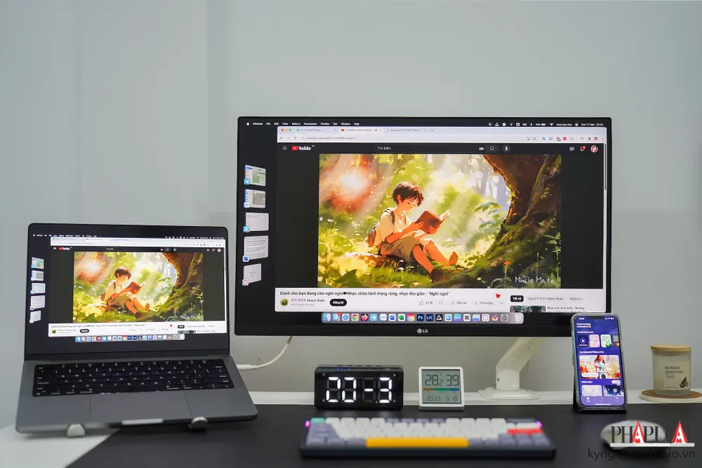 SoundMax AT-100 phù hợp để nghe nhạc, trang trí. Ảnh: TIỂU MINH