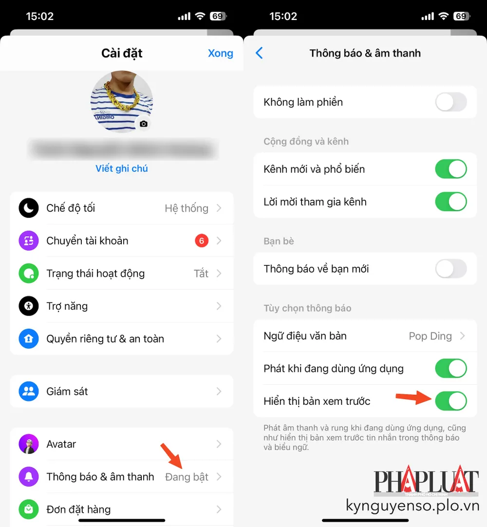 Cách đọc tin nhắn Messenger mà người khác không biết. Ảnh: MINH HOÀNG