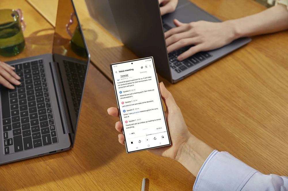 Người dùng điện thoại Samsung cũ sắp được trải nghiệm AI nhờ bản cập nhật One UI 6.1. Ảnh: Samsung Người dùng điện thoại Samsung cũ sắp được trải nghiệm AI nhờ bản cập nhật One UI 6.1. Ảnh: Samsung
