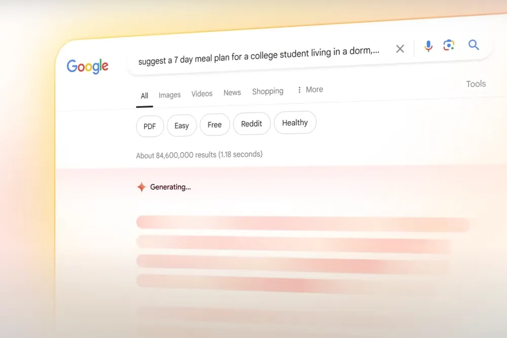 Google AI Overviews tạo ra các bản tóm tắt ngắn gọn ngay phía trên đầu. Ảnh chụp màn hình Google AI Overviews tạo ra các bản tóm tắt ngắn gọn ngay phía trên đầu. Ảnh chụp màn hình