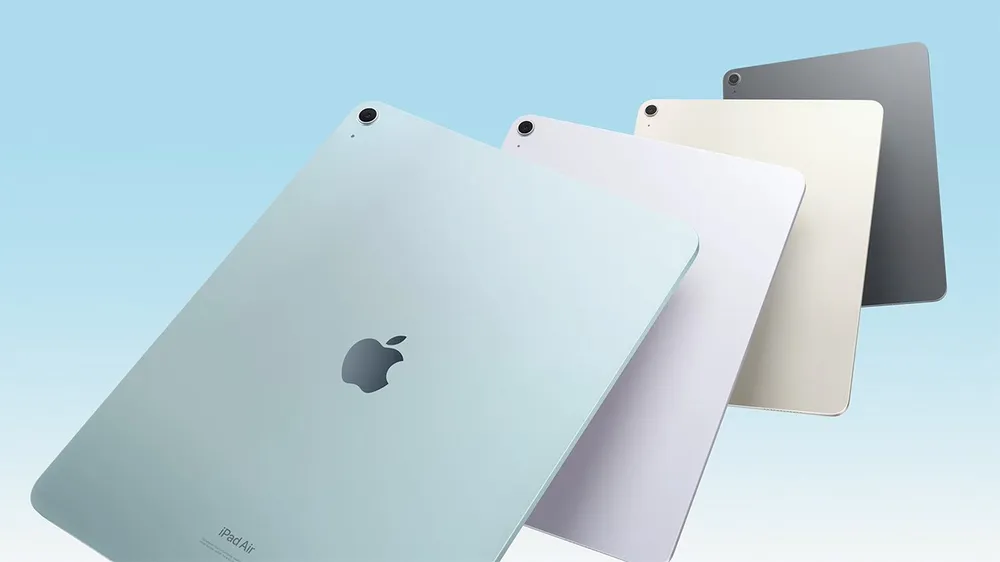iPad Air 6 có giá bằng một nửa iPhone 15 Pro Max. Ảnh: Apple iPad Air 6 có giá bằng một nửa iPhone 15 Pro Max. Ảnh: Apple