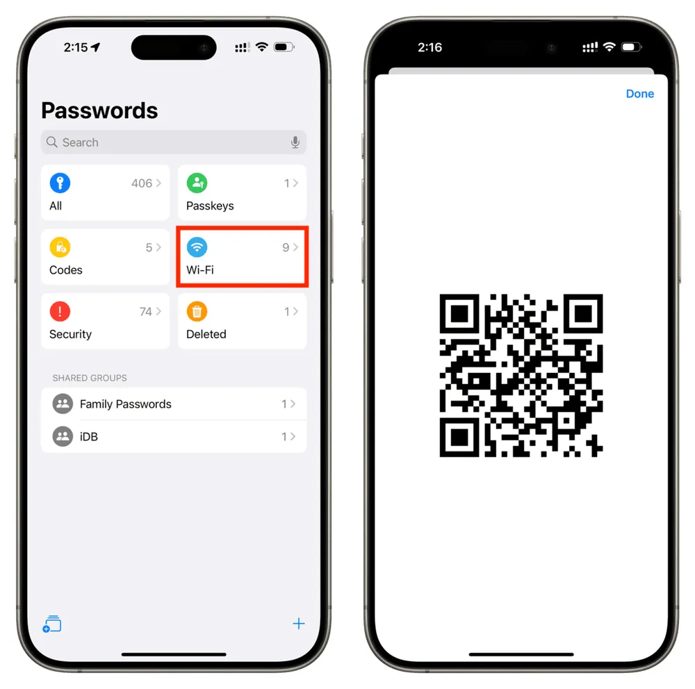 Tin công nghệ 12-7: Cách chia sẻ mật khẩu WiFi bằng mã QR. Tin công nghệ 12-7: Cách chia sẻ mật khẩu WiFi bằng mã QR.