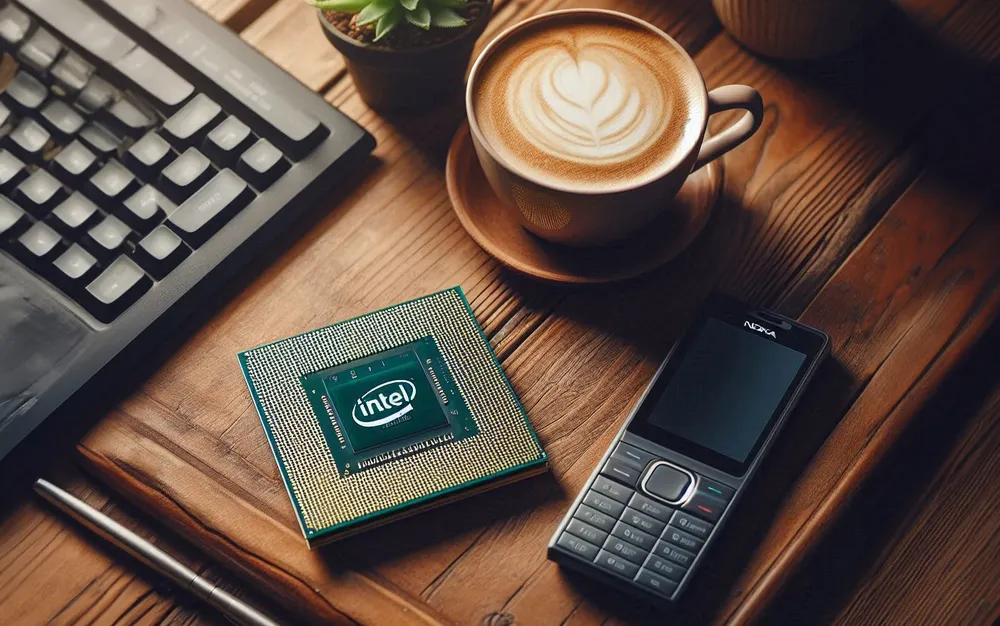 Nokia thất bại vì chậm đổi mới công nghệ, liệu Intel có lặp lại sai lầm đó không? Ảnh: AI Nokia thất bại vì chậm đổi mới công nghệ, liệu Intel có lặp lại sai lầm đó không? Ảnh: AI
