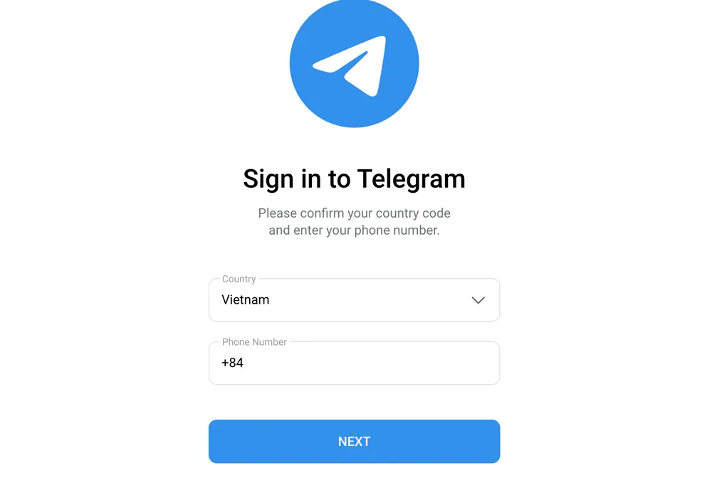 Trang web giả mạo nhằm đánh cắp tài khoản Telegram. Ảnh: TIỂU MINH Trang web giả mạo nhằm đánh cắp tài khoản Telegram. Ảnh: TIỂU MINH