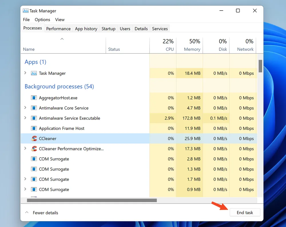 Tắt ứng dụng bị treo theo cách thông thường. Ảnh: TIỂU MINH