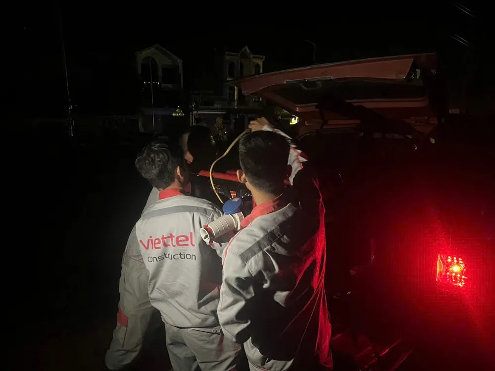 Nhiều đội kỹ thuật tinh nhuệ đã di chuyển ra miền Bắc để hỗ trợ người dân.