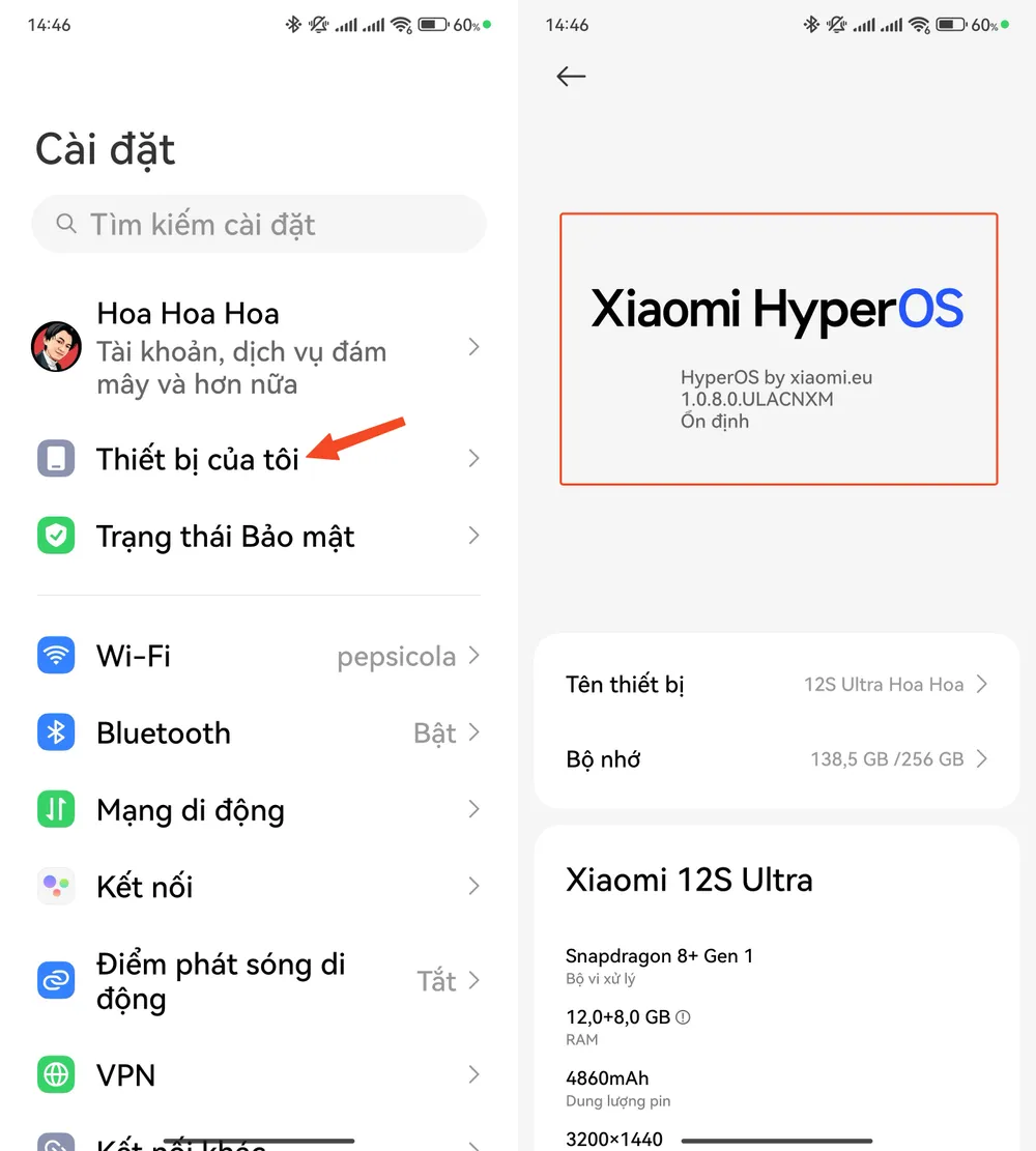 Cập nhật điện thoại Xiaomi lên phiên bản HyperOS Enhanced Beta (tức Xiaomi HyperOS 2.0). Ảnh: TIỂU MINH Cập nhật điện thoại Xiaomi lên phiên bản HyperOS Enhanced Beta (tức HyperOS 2.0). Ảnh: TIỂU MINH