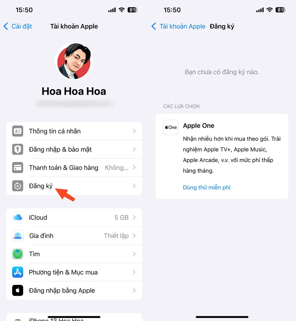 Kiểm soát việc đăng ký các ứng dụng trên iPhone để tránh mất tiền oan uổng. Ảnh: TIỂU MINH