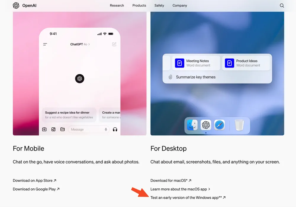 Tin công nghệ 18-10: Tải về ứng dụng ChatGPT cho Windows. Ảnh: TIỂU MINH