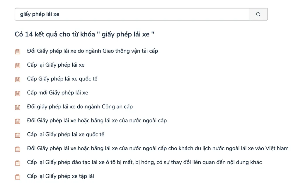Chọn dịch vụ đổi GPLX tương ứng. Ảnh: MINH HOÀNG Chọn dịch vụ đổi GPLX tương ứng. Ảnh: MINH HOÀNG